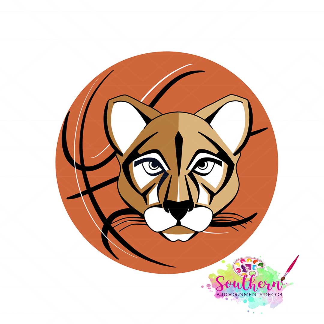 Wild Cat Basketball Template & Digital Cut File