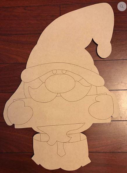 Gnome Wooden Blank