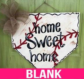 Home Plate Wooden Blank