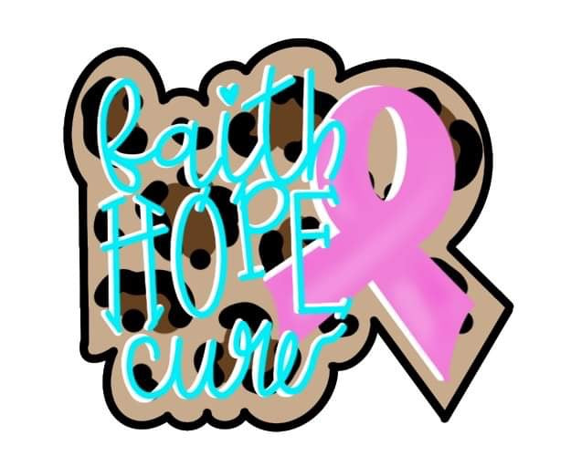 Faith Hope Cure Template & Digital Cut File
