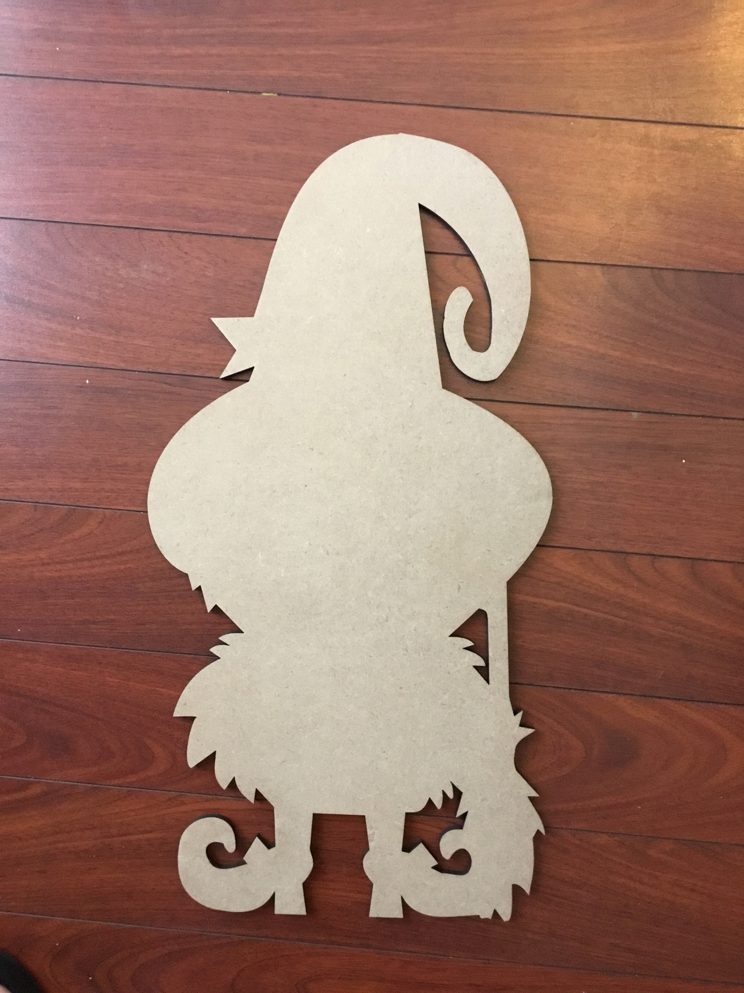 Owl Witch Wooden Blank