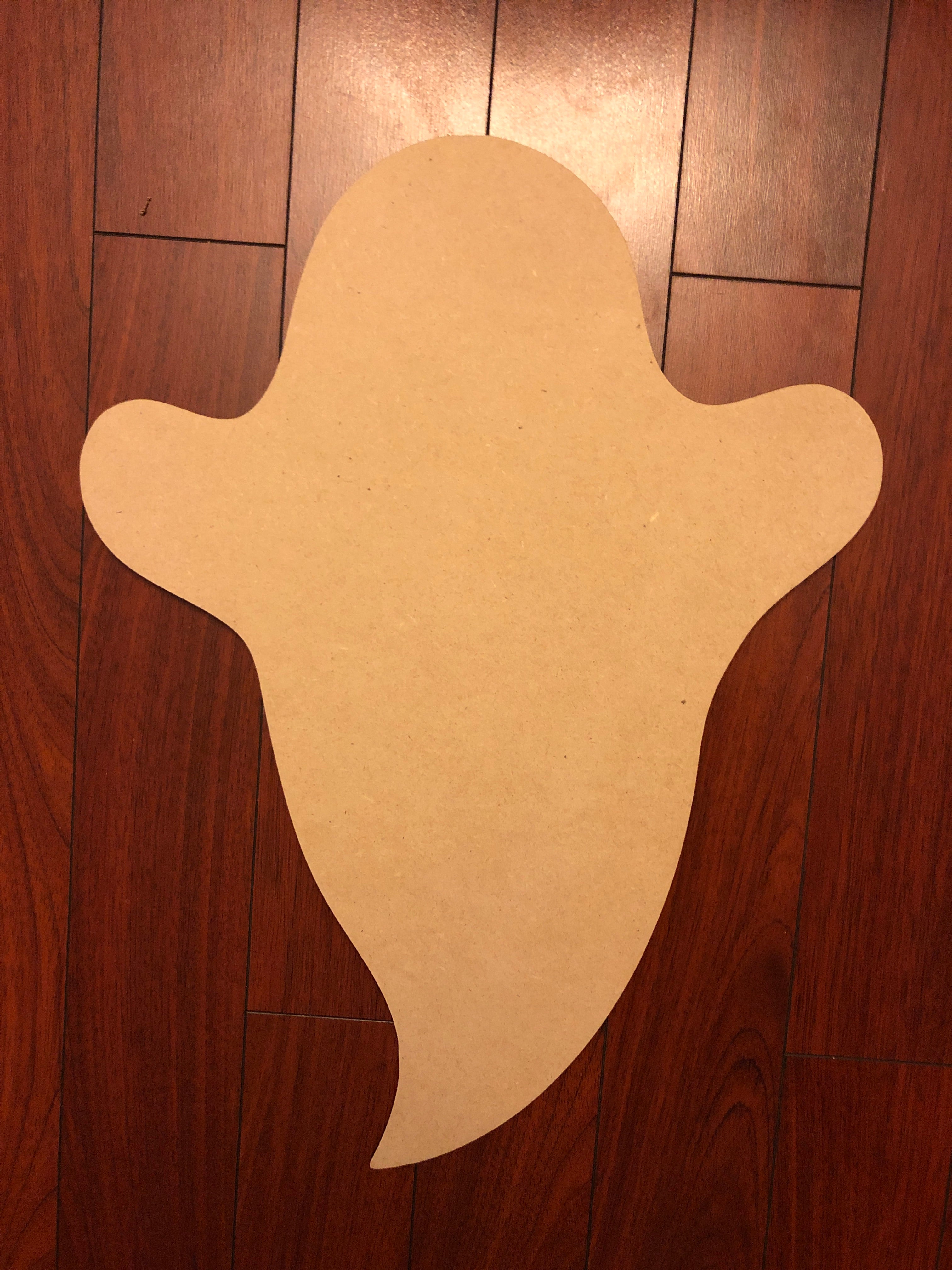Ghost Wood Cut Out Blank