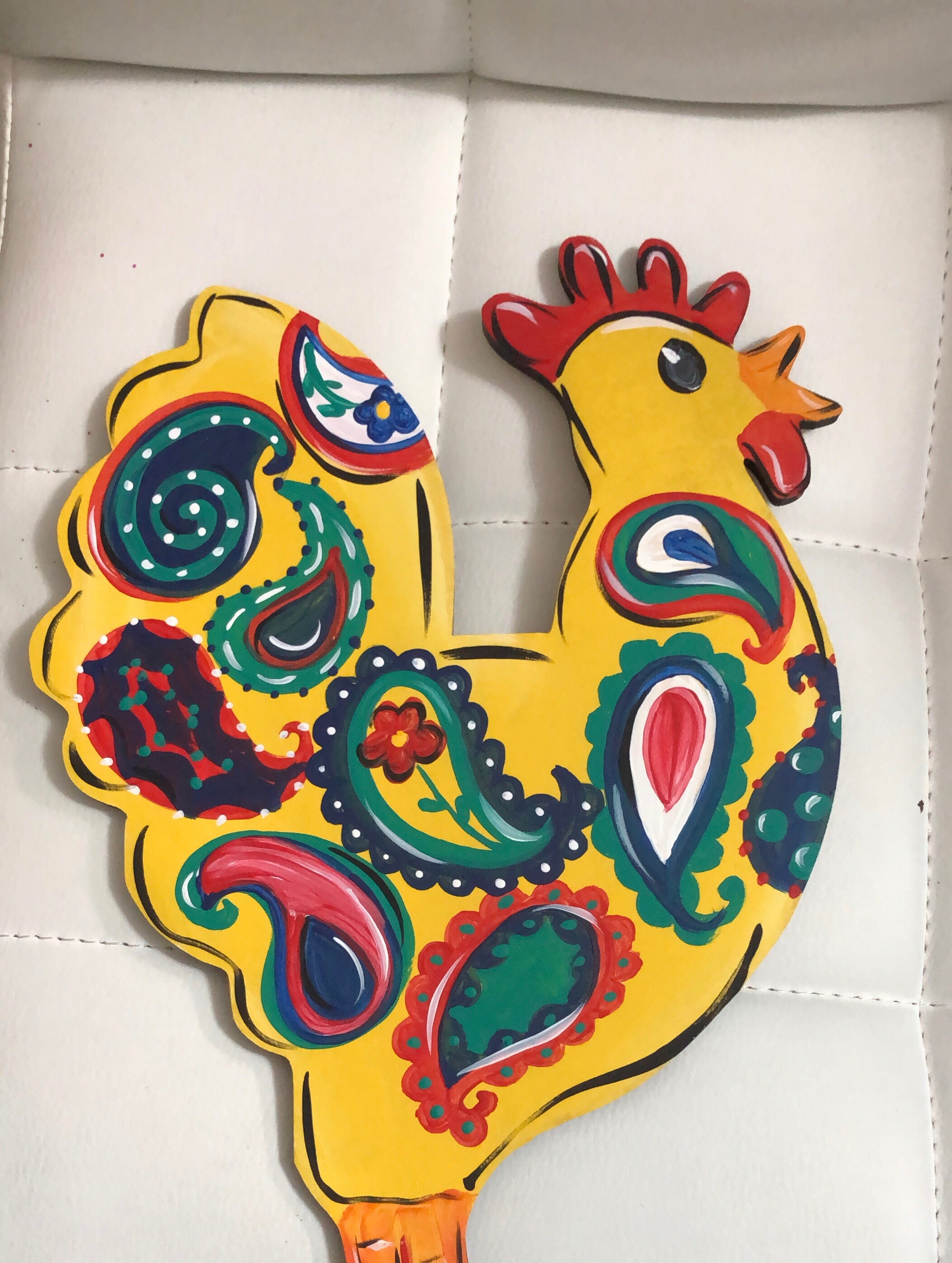 Rooster Wooden Blank