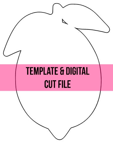Lemon Template & Digital Cut File