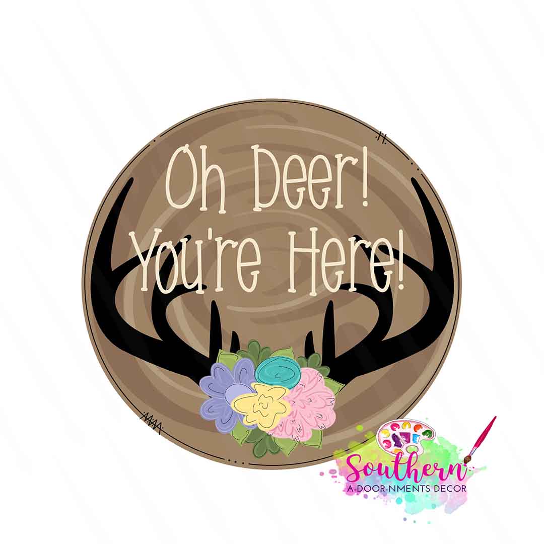 Oh Deer! Template & Digital Cut File