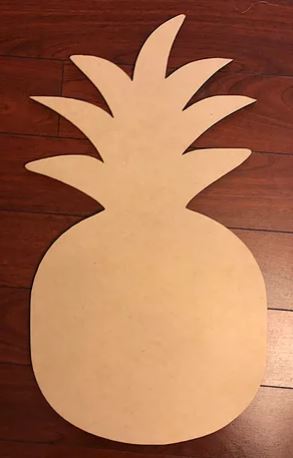 Pineapple Wooden Blank