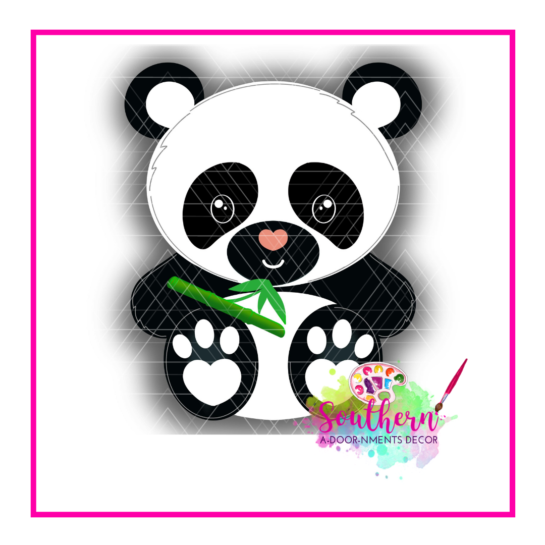 Sweet Panda Template & Digital Cut File