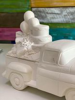 Birthday Cake Lid for Pickup Truck, Ceramic