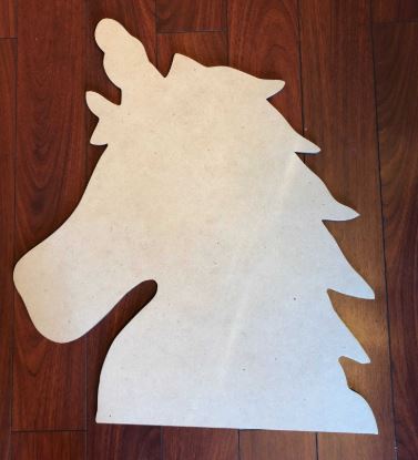 Unicorn Wooden Blank